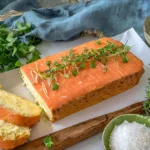 salmon loaf with fresh salmon