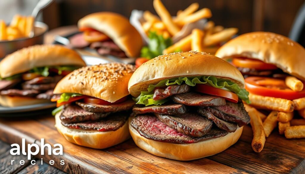 beef round steak sandwiches