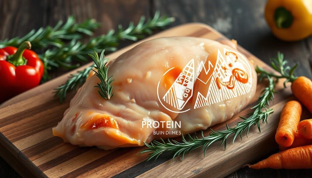 bone in chicken breast nutrition