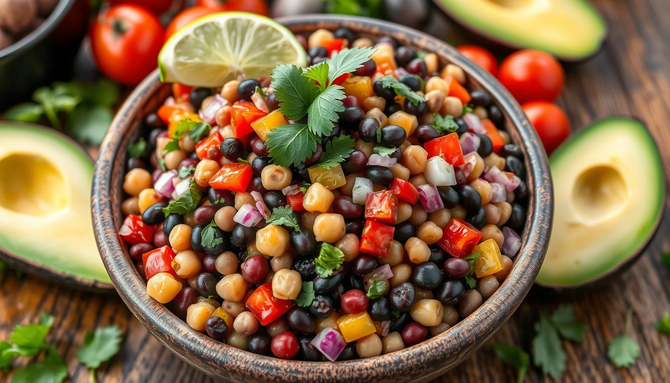 dense bean salad recipe