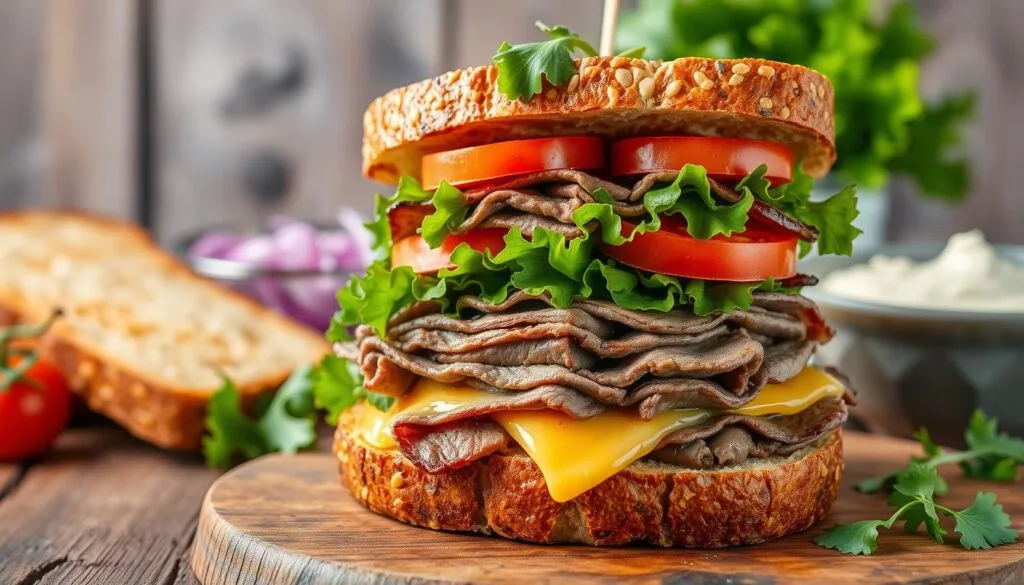 Beef sandwich Beef sandwich