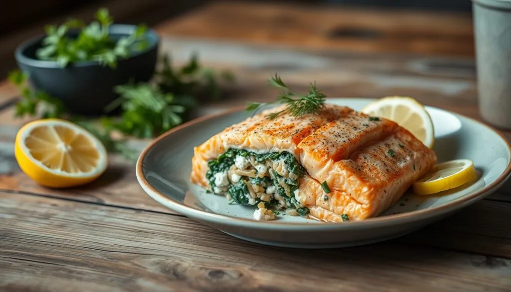 Stuffed Salmon Stuffed Salmon
