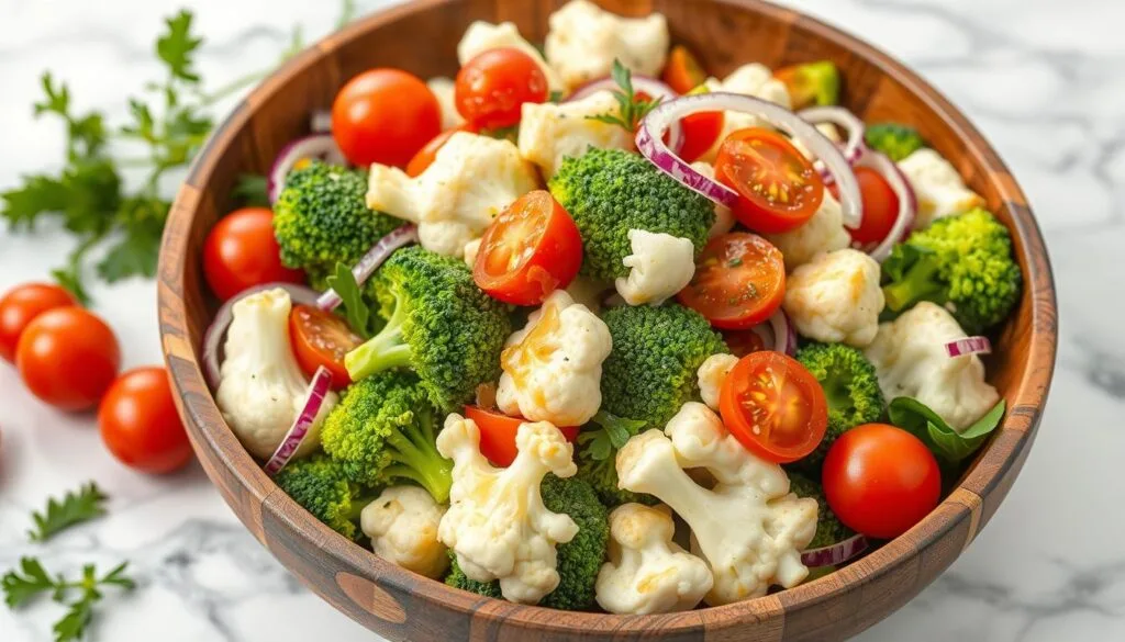 broccoli and cauliflower salad broccoli and cauliflower salad