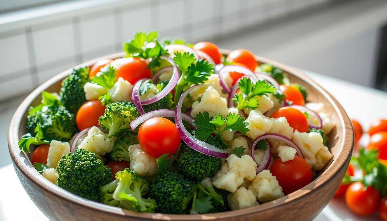 broccoli and cauliflower salad