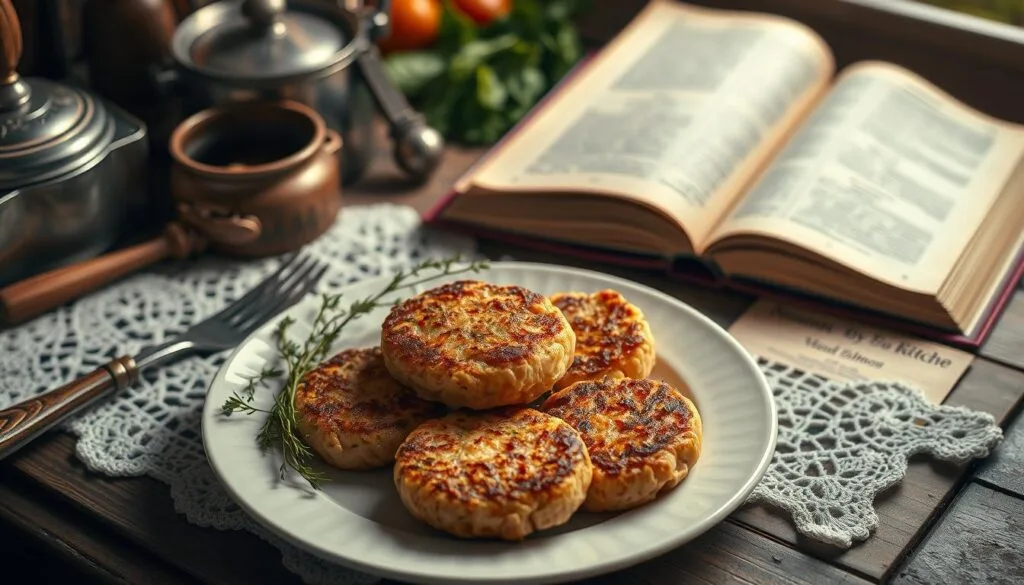 vintage salmon patty vintage salmon patty